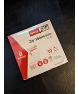 Iomega Zip Drive Disks 10 pack 100MB PC Mac Formatted NEW - $35.32