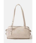 Fame Multi Grommet Belt Strap Rustic Rectangular Hand Bag - €46,89 EUR