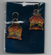 DISCONTINUED PAIR OF ENAMEL owl birds BOOKMARK CLIPS NEW IN PACKAGE - $60.92 MXN