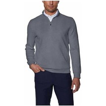 Hickey Freeman Men&#39;s Quarter Zip, Light Navy, Small - £19.05 GBP