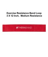 TheraBand Professional Exercise Resistance Band Loop 3 X 12 In. RED Elas... - $16.32 CAD