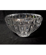 Vintage MIKASA Giftware 8.25&quot; Crystal REFLECTIONS Square Pattern Serving... - $23.29 CAD