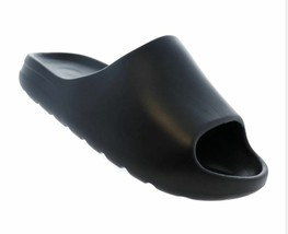 H2K UNIS Black Comfort Soft Slides Flip Flops Sandals Open Toe Ultra Cus... - $29.88