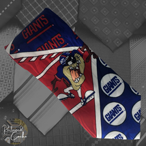 Vintage Molto NFL New York Giants Sylvester the Cat Tasmanian Devil Necktie Tie - £14.93 GBP