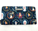 Disney Dooney &amp; and Bourke Frozen 10th Anniversary Wallet Wristlet Anna ... - £124.20 GBP
