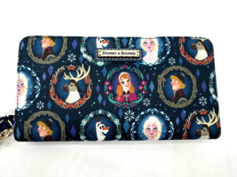 Disney Dooney &amp; and Bourke Frozen 10th Anniversary Wallet Wristlet Anna ... - £123.16 GBP