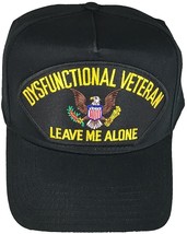 Dysfunctional Veteran Leave ME Alone HAT - Black - Veteran Owned Business - £14.42 GBP