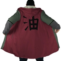 Anime Cloak Naruto Jiraiya Uniform Cloak Coat Naruto Cosplay Anime Fleec... - £62.77 GBP+