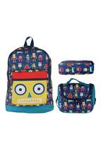 Kids&amp;love Navy Blue Robot Primary School Bag Set - Boys - £104.58 GBP