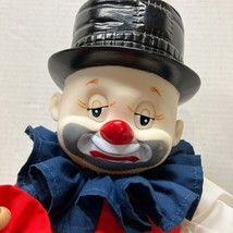 MLB Cleveland Indians Chief Wahoo Clown Bowling Pin Figure Wooden Bat Ca... - £38.79 GBP