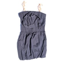 J. Crew Womens A Line Dress Navy Strapless Pullover Front Knot S New - £12.45 GBP