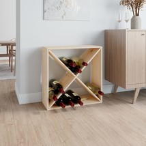 Wine Cabinet 62x25x62 cm Solid Wood Pine - £27.62 GBP