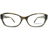 Versace Eyeglasses Frames MOD.3176 5042 Clear Brown Gray Horn Cat Eye 51... - $93.28
