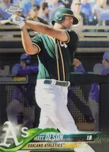 2018 Topps Chrome Matt Olson MLB Oakland Athletics/Atlanta Braves -MLB C... - $2.26