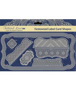 Tattered Lace. Festooned Label Card Shapes Die Set. - $14.00