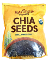 Mayorga Organics Organic Chia Seeds 3 Lbs EXP 12/2026 - $21.73