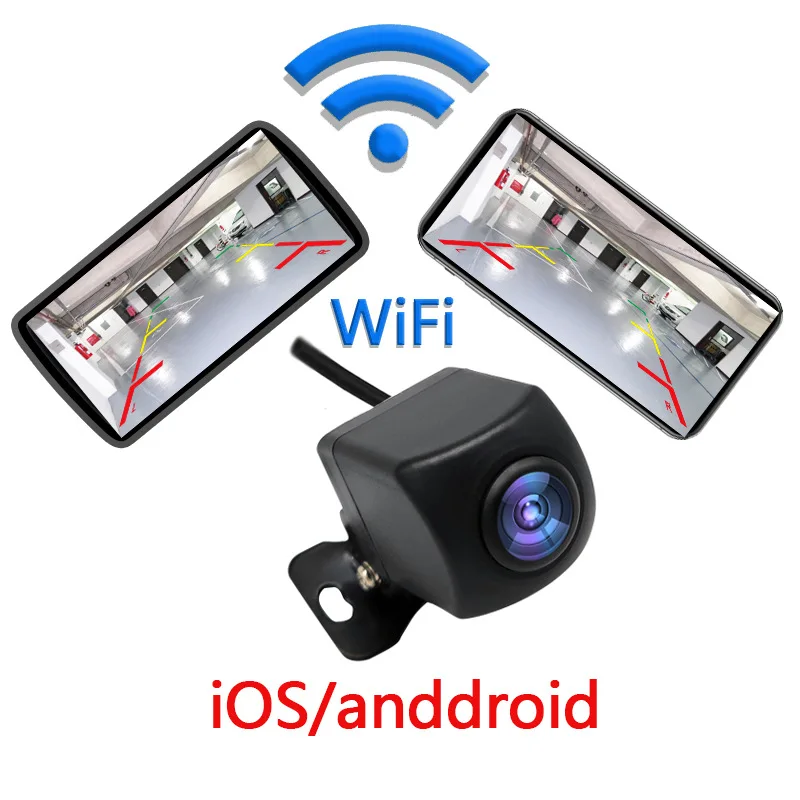 Car Reverse Camera Wireless Wifi HD Car Rear View Camera For IOS Android Phone - £24.90 GBP