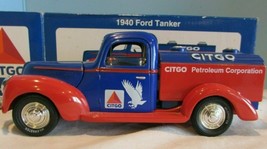 CITGO collectible truck/bank 1940 FORD TANKER  PICKUP truck 1/25 scale - $27.00