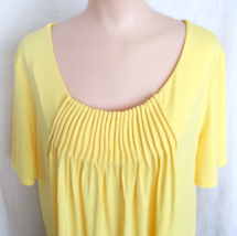 Sz 14/16W CATO WOMAN Pullover Top Tee Pleated Neckline - £5.20 GBP