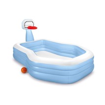 Intex Shootin&#39; Hoops Swim Center Family Pool, for Ages 3+, Multicolor - $78.99