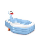 Intex Shootin&#39; Hoops Swim Center Family Pool, for Ages 3+, Multicolor - £62.15 GBP