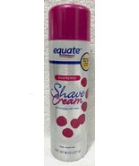 Equate Walmart Shave Cream RASPBERRY Moisturizing Aloe Shaving 8 oz/227g... - £8.87 GBP