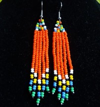 African Maasai Beaded Ethnic Tribal Earrings - Handmade in Kenya 15 - $9.99