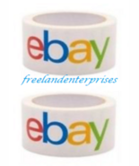 Office Branded Package Shipping Tape EBAY Multi-Color Print~2 Ct~ Sz: 2&quot;... - $13.37 CAD