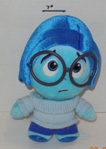 Disney Pixar Inside Out Sadness 7&quot; plush stuffed doll Toy - £11.78 GBP