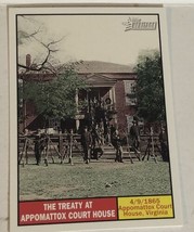 Treaty At Appomattox Court House Trading Card Topps American Heritage #111 - £1.60 GBP