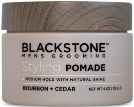 Blackstone Men&#39;s Grooming Hair Styling Pomade - Medium Hold with Natural... - $12.00