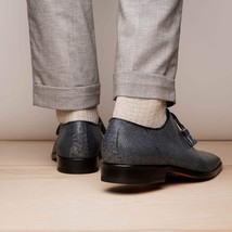 Pannuci Exotic Classic Dress Oxford Shoes Black image 8