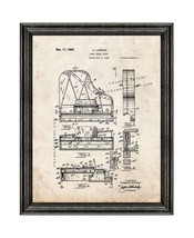 Baby Grand Piano Patent Print Old Look with Black Wood Frame - £19.65 GBP+