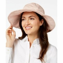 INC International Concepts Women&#39;s Blush Pink Solid Floppy Hat One Size B4HP - £7.19 GBP