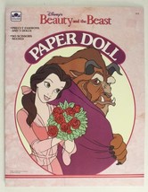 Vintage Paper Doll 1675 Walt Disney GOLDEN Book Beauty &amp; The Beast 1991 ... - €12,62 EUR