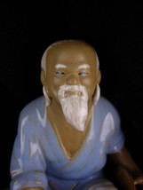 Vintage Chinese Mudmen - Ceramic art pottery - Asian glazed figurine - oriental  - £66.49 GBP