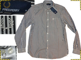 Fred Perry Men&#39;s Shirt Size M! Balance Price! FP02 T1G - £77.71 GBP