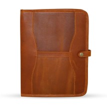 Handmade GENUINE LEATHER Business Portfolio by Jaald | Professional Orga... - $62.00