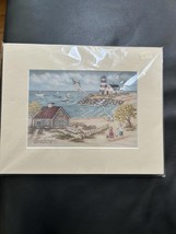 Coastal Landscape Art Print by Gail Callahan-Signed &amp; Framed - $29.70