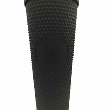 Starbucks Black Matte Diamond Studded Tumbler Cold Drink Cup 24oz - £18.20 GBP