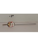 Vintage Asian Style Silver Tone Kabuki Mask Metal Bookmark - €12,71 EUR