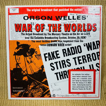 Orson Welles War Of The Worlds LP Record Of Actual Broadcast - $24.70