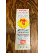 Variety 96 FM radio station vintage promo cruise contest ticket Giant Eagle - $19.75