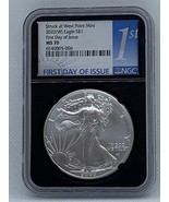 2022 American Silver Eagle W NGC MS 70 FDOI - £63.14 GBP