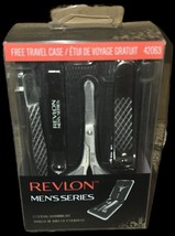 Men&#39;s Grooming Kit by Revlon, Nail Clipper, Safety Grooming Scissors, Na... - $180.84 MXN