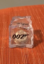 James Bond 007 Promo Ice Cube Plastic 1.25&quot; Clear Iconic Logo *Read* - £11.19 GBP