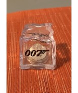 James Bond 007 Promo Ice Cube Plastic 1.25&quot; Clear Iconic Logo *Read* - £11.18 GBP