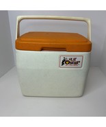 Vtg Lil&#39; Oscar By Coleman 5272 Personal Cooler Orange Lid Cup Holder 198... - €28,32 EUR