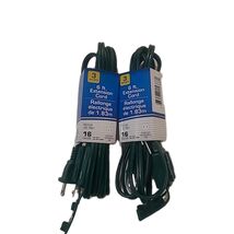 2 Intertek Green 6 Foot Extension Cords - 3 Socket - 16 Gauge - NEW - $10.39