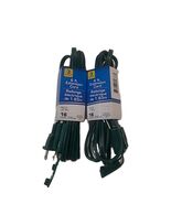 2 Intertek Green 6 Foot Extension Cords - 3 Socket - 16 Gauge - NEW - $10.39